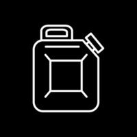 Canister Line Inverted Icon vector