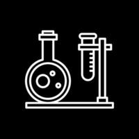 Lab Line Inverted Icon vector