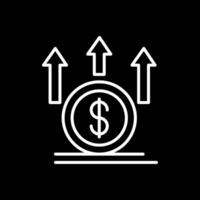 Profit Line Inverted Icon vector