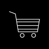 Trolley Line Inverted Icon vector