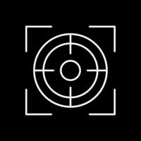 Focus Line Inverted Icon vector