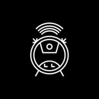 Wifi Line Inverted Icon vector