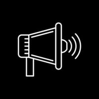 Speaker Line Inverted Icon vector