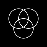 Diagram Line Inverted Icon vector