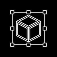 Scale Line Inverted Icon vector