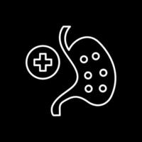 Gastroenterology Line Inverted Icon vector