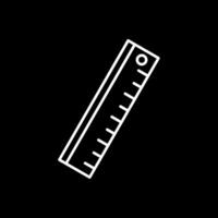 Ruler Line Inverted Icon vector