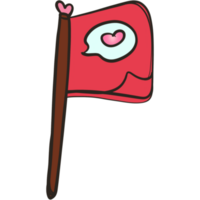 le illustration de une drapeau png