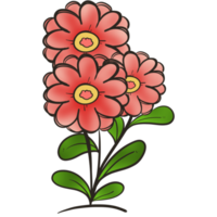 de illustration av en röd blomma png