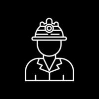 Labor Line Inverted Icon vector