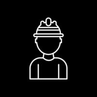 Labor Line Inverted Icon vector