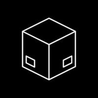 Box Line Inverted Icon vector
