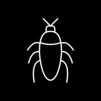 Insect Line Inverted Icon vector