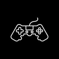 Game Line Inverted Icon vector