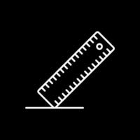 Ruler Line Inverted Icon vector