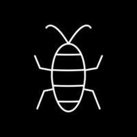 Cicada Line Inverted Icon vector