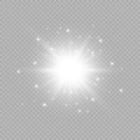 Light effect of lens flares vector
