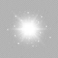 Light effect of lens flares vector