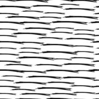 Seamless pattern with black pencil brushstrokes vector