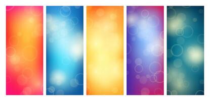 Abstract background with blur bokeh light effect vector