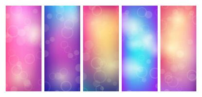 Abstract background with blur bokeh light effect vector