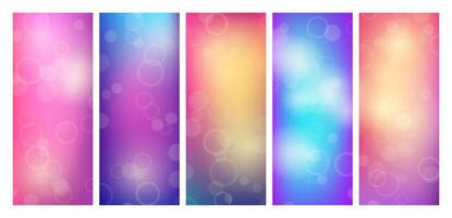 Abstract background with blur bokeh light effect vector