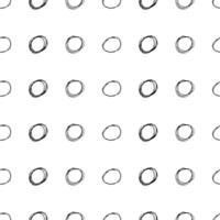 Seamless pattern with sketch circles shape vector
