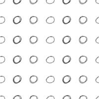 Seamless pattern with sketch circles shape vector