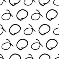 Seamless pattern with sketch circles shape vector