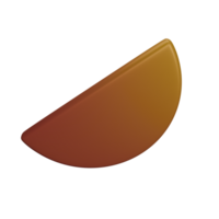 semicircular shape elements png