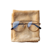 cleaning cloth for eyewear on transparent background png