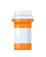 Medicine bottle capsules png