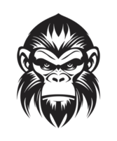 Monkey Silhouette Files png