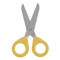 3d Scissors Illustration Icon png