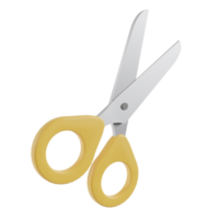 3d Scissors Illustration Icon png