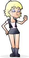 cartoon cool girl png