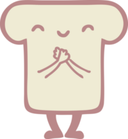 cute slice of bread png