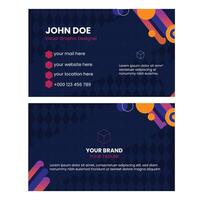 business card design vector