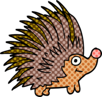 cartoon doodle spiky hedgehog png