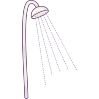 Shower tap with water png