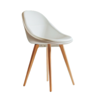 Isolated white chair png