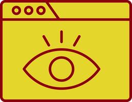 Visualization Glyph Curve Icon vector