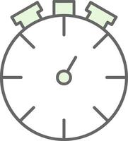 Stopwatch Fillay Icon vector