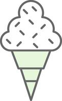 Ice Cream Fillay Icon vector