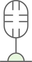 Microphone Fillay Icon vector