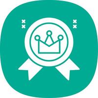 Best Seller Glyph Curve Icon vector