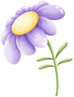 violet sauvage fleurs dans Floraison png