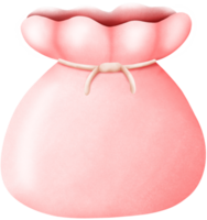 rosado claro bolso png