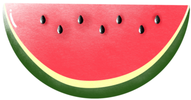 Watermelon cut into pieces png