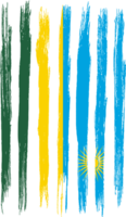 Rwanda flag brush png